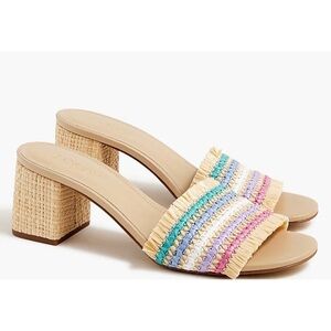 Jcrew Factory Raffia Slides 7